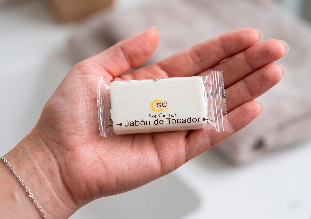Jabon 15 g de tocador, caja de 850 UND
